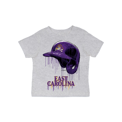  ECU Pirates Vive La Fete Infant Short Sleeve T-Shirt - Gray